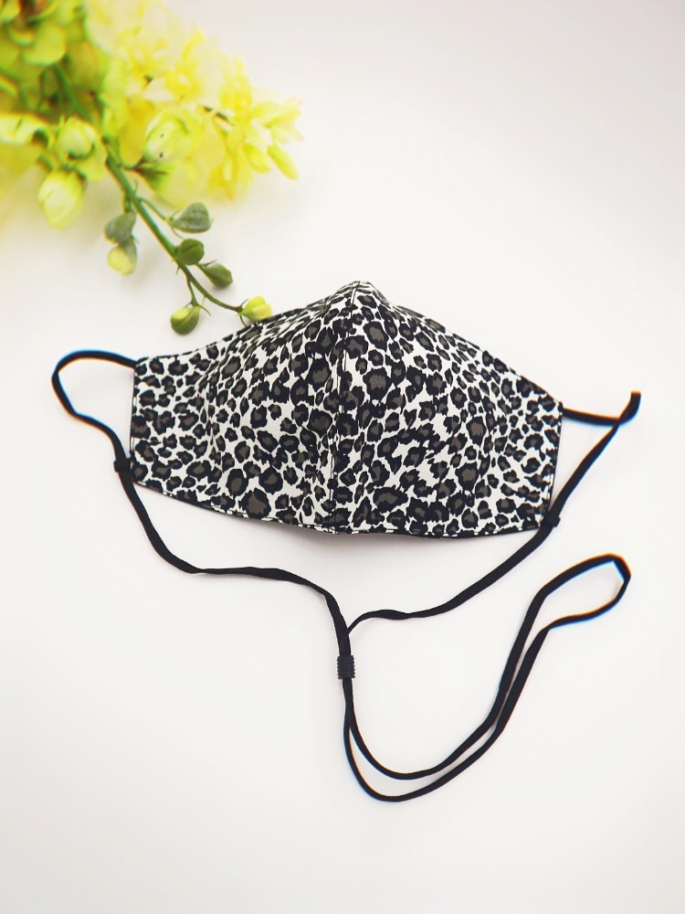 Cotton Leopard Black & White